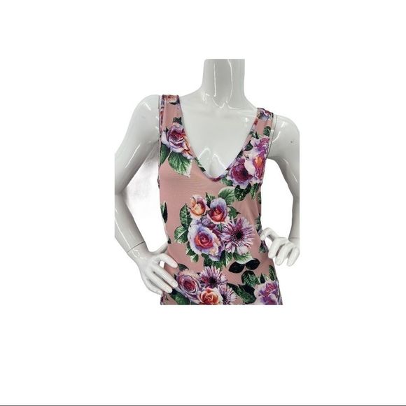 Zara Floral MIDI dress sz L - Picture 3 of 5